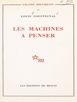 cover image of Les machines à penser